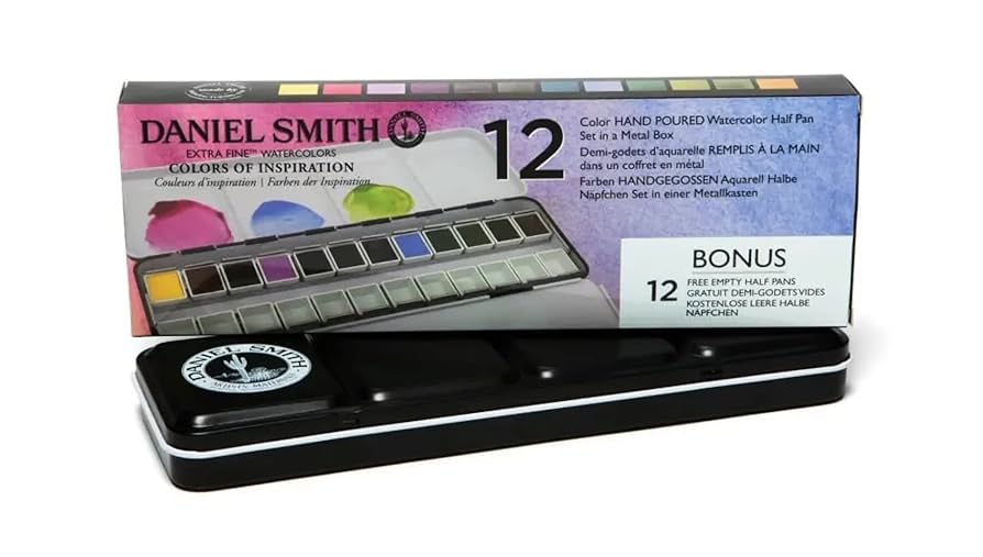 ダニエルスミス　透明水彩　絵の具　112色　小分けセット ケース付き Amazon | ダニエルスミス(Daniel Smith) 透明水彩絵具